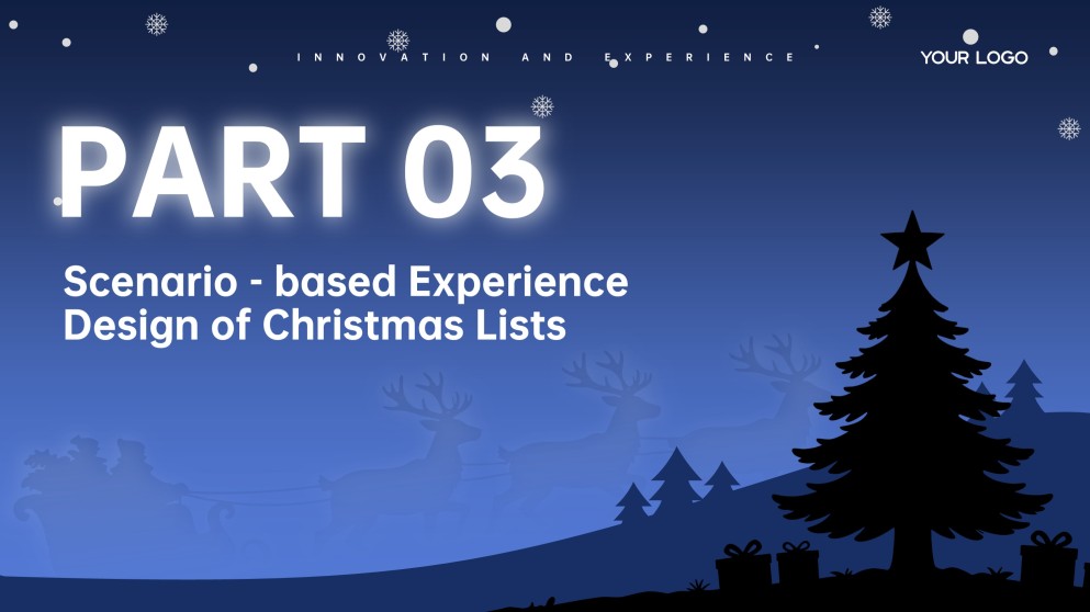 Modelo de PowerPoint de Planilha de Presente de Natal Grátis