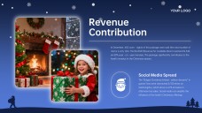 Modelo de PowerPoint de Planilha de Presente de Natal Grátis