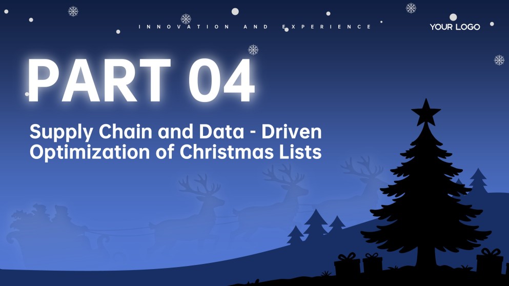 Modelo de PowerPoint de Planilha de Presente de Natal Grátis