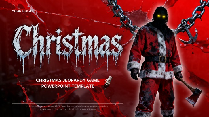 Kostenlose Weihnachts-Jeopardy-Spiel PowerPoint-Vorlage