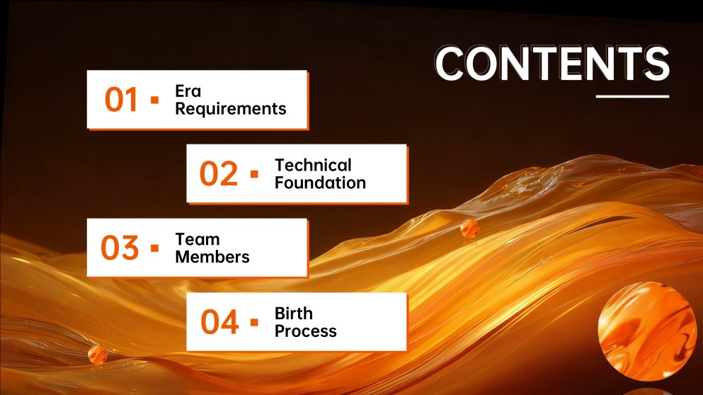 Fondo Naranja Creativo de Natividad para Plantilla de PowerPoint