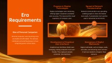 Fondo Naranja Creativo de Natividad para Plantilla de PowerPoint