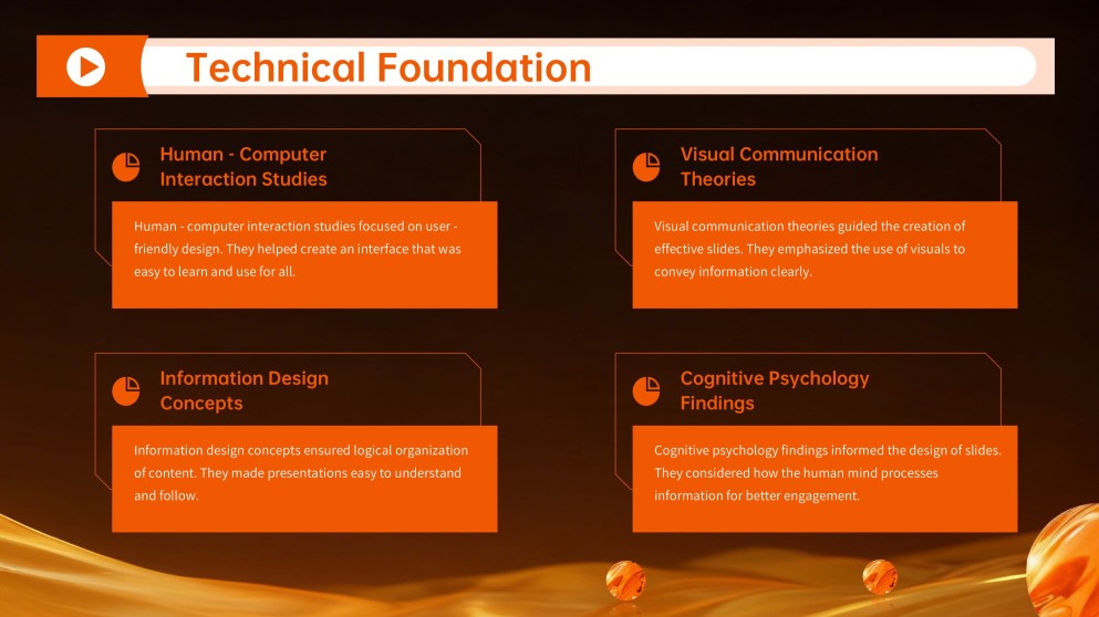 Fondo Naranja Creativo de Natividad para Plantilla de PowerPoint
