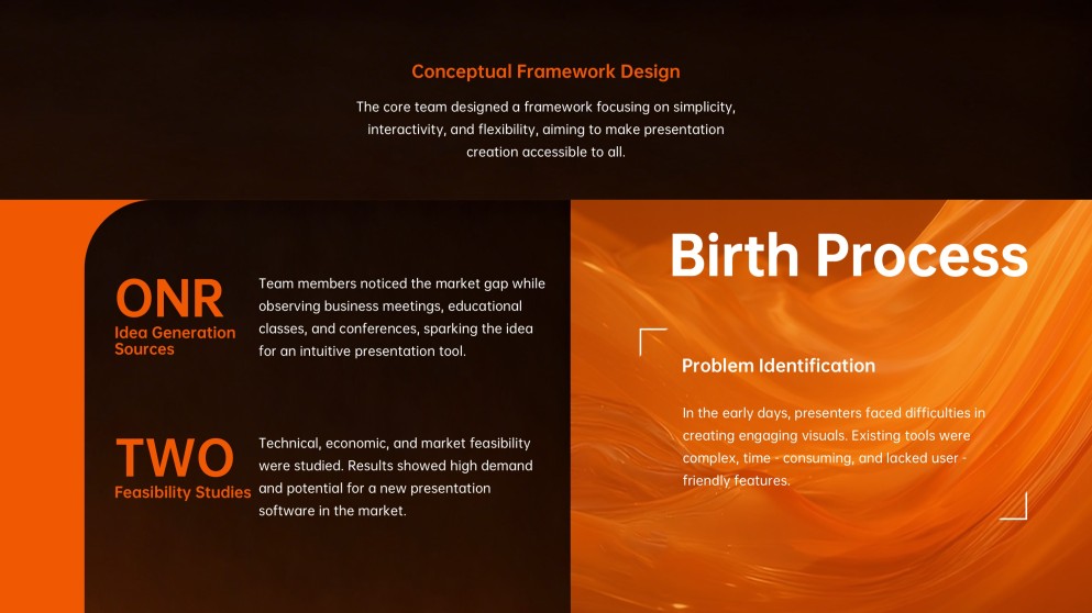 Fondo Naranja Creativo de Natividad para Plantilla de PowerPoint