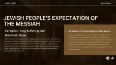 Plantilla de fondo de PPT de Natividad minimalista marrón