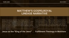 Plantilla de fondo de PPT de Natividad minimalista marrón