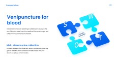 Plantilla PPT de Transporte Empresarial Simple Azul