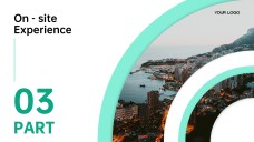 Green Minimalist Business Travel PPT Template