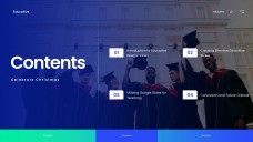 Blue Minimalist Style Educative Google Slides for Assignments Template