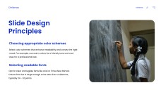 Blue Minimalist Style Educative Google Slides for Assignments Template