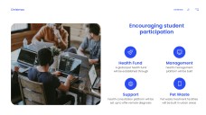 Blue Minimalist Style Educative Google Slides for Assignments Template