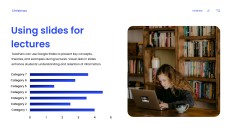 Blue Minimalist Style Educative Google Slides for Assignments Template