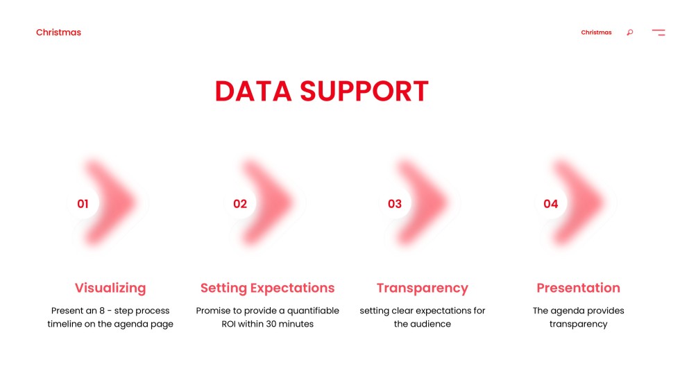 Free Blank Christmas Present Template & Gift Voucher PPT
