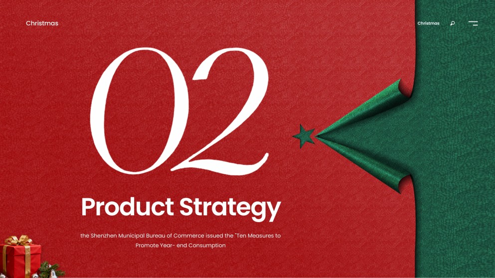 Free Blank Christmas Present Template & Gift Voucher PPT