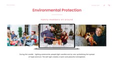 無料の赤いミニマリストクリスマスプレゼンテーションテンプレート