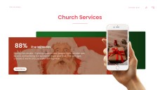 無料の赤いミニマリストクリスマスプレゼンテーションテンプレート