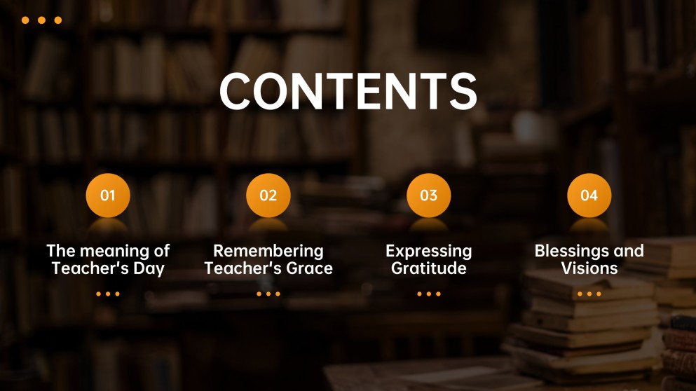 Orange Warm Teacher's Day Appreciation Presentation Template