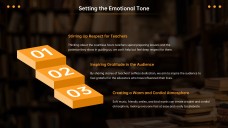 Orange Warm Teacher's Day Appreciation Presentation Template