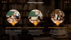 Orange Warm Teacher's Day Appreciation Presentation Template