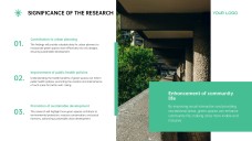 Green Business Style Academic Poster Template PowerPoint & Google Slides