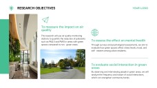 Green Business Style Academic Poster Template PowerPoint & Google Slides