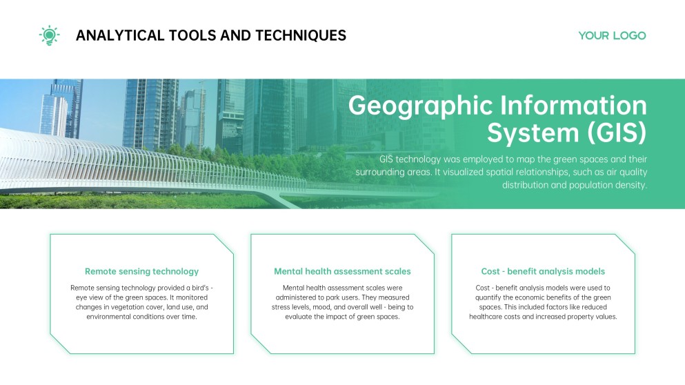 Green Business Style Academic Poster Template PowerPoint & Google Slides