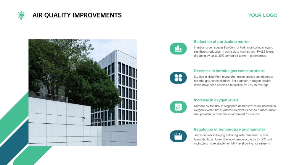 Green Business Style Academic Poster Template PowerPoint & Google Slides