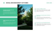 Green Business Style Academic Poster Template PowerPoint & Google Slides