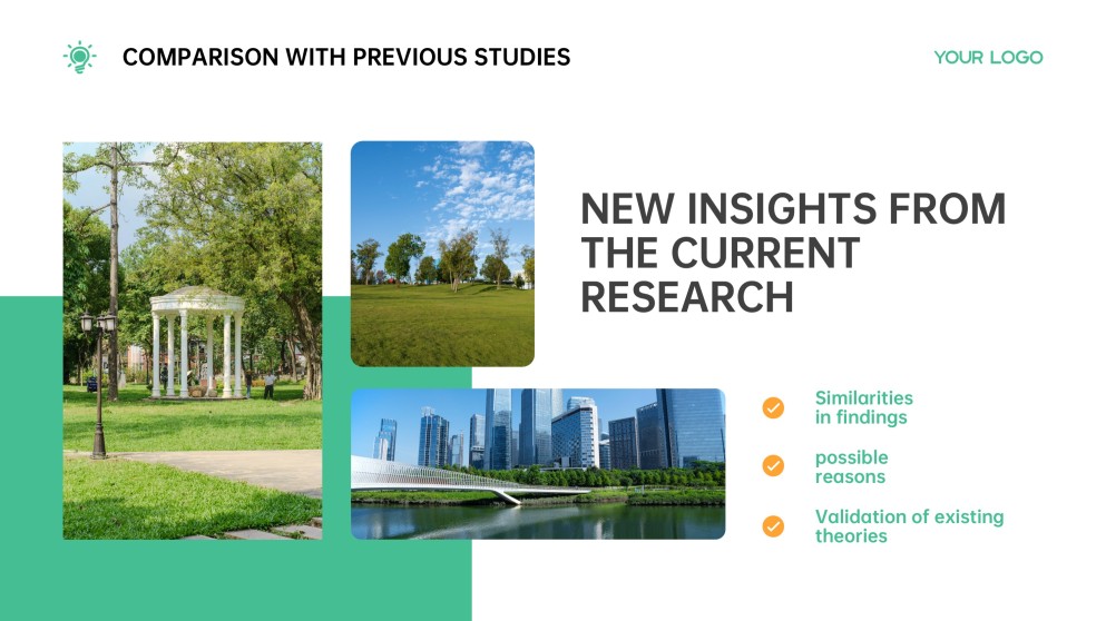 Green Business Style Academic Poster Template PowerPoint & Google Slides