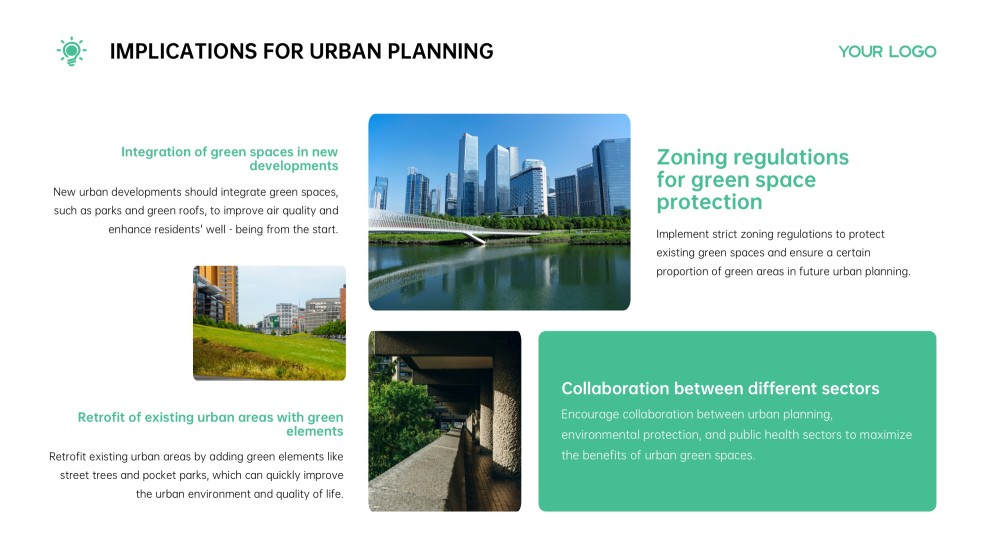 Green Business Style Academic Poster Template PowerPoint & Google Slides