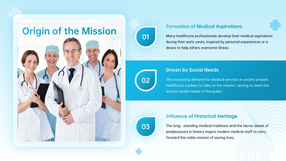 Light Blue Clean Nursing PPT Template