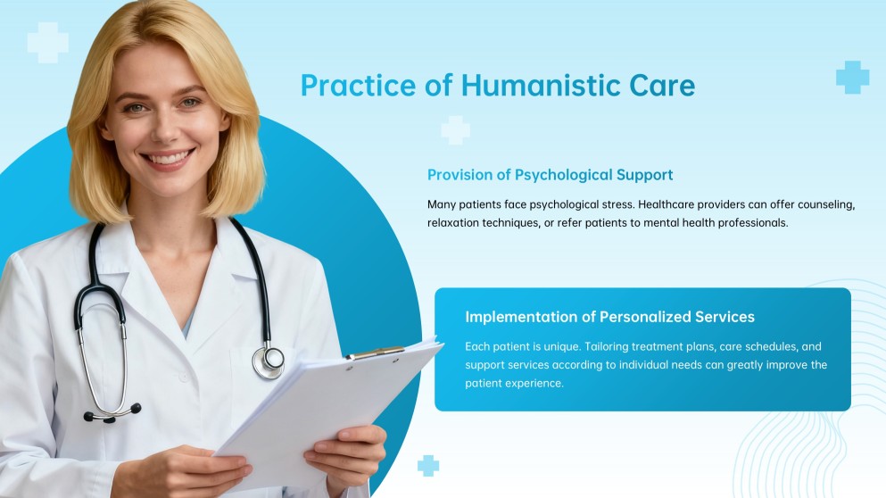 Light Blue Clean Nursing PPT Template