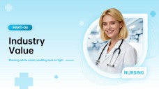 Light Blue Clean Nursing PPT Template
