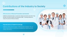 Light Blue Clean Nursing PPT Template