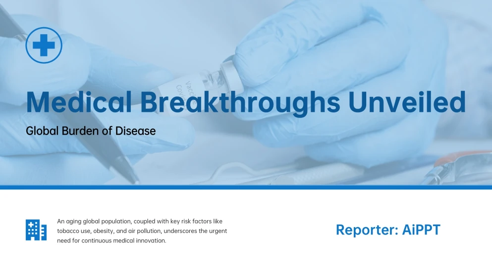 Blue Minimalist Medical PowerPoint Presentation Template