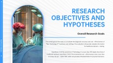 高級ミニマリストブルーメディカルパワーポイントテンプレート