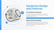 高級ミニマリストブルーメディカルパワーポイントテンプレート