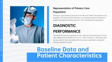 高級ミニマリストブルーメディカルパワーポイントテンプレート