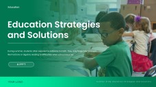 Green Minimalist Summer Slide Education Presentation Template