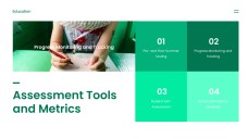 Green Minimalist Summer Slide Education Presentation Template