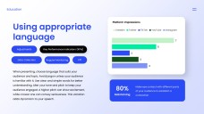 Blue Minimalist Template of Presentation Introduction for Students