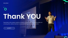 Blue Minimalist Template of Presentation Introduction for Students