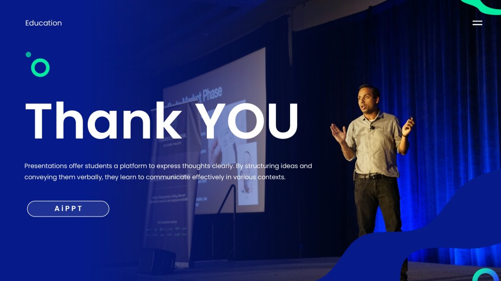 Blue Minimalist Template of Presentation Introduction for Students