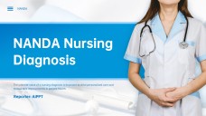 Blue Creative Style NANDA Nursing Diagnosis List PPT Template