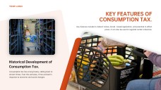 Orange-Red Business Style GST PPT Presentation Template for Overview and Analysis