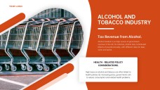 Orange-Red Business Style GST PPT Presentation Template for Overview and Analysis