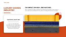 Orange-Red Business Style GST PPT Presentation Template for Overview and Analysis