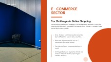 Orange-Red Business Style GST PPT Presentation Template for Overview and Analysis