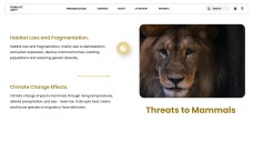 Template PowerPoint Hewan Minimalis Cokelat