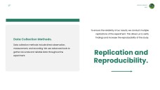 綠色極簡生物學項目模板適用於PowerPoint和Google Slides